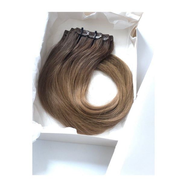 rooted hair extensions, real hair