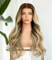 Balayage Light Blonde Human Hair Wig - Glueless Wig