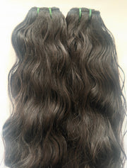 Indian Remy Human Hair Extensions, Virgin Uncoloured, 20”, Naturally Wavy, Weft/, 100g - Next Day Shipping!